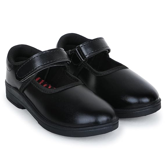 Airaqua Girls School Shoes Black Velcro – Comfo
