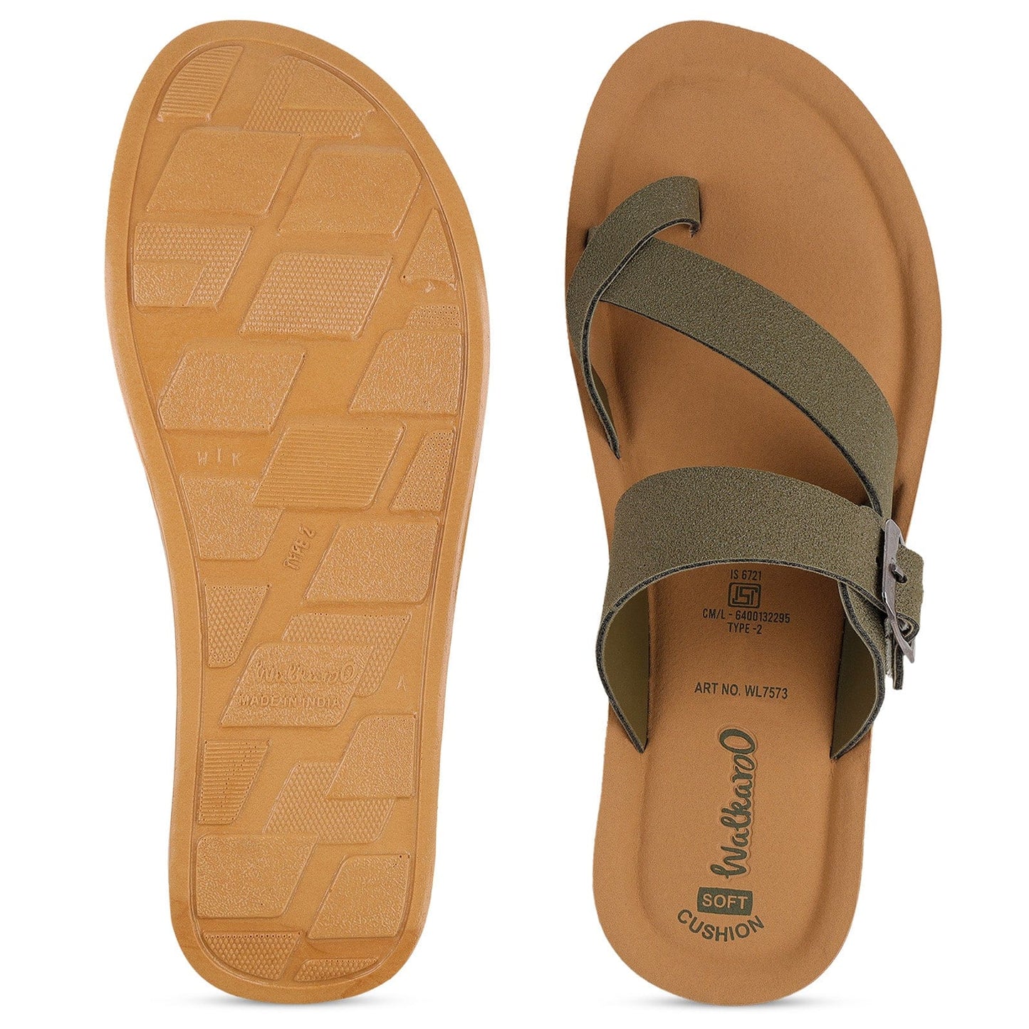 Women daily wear sandels olive Beige