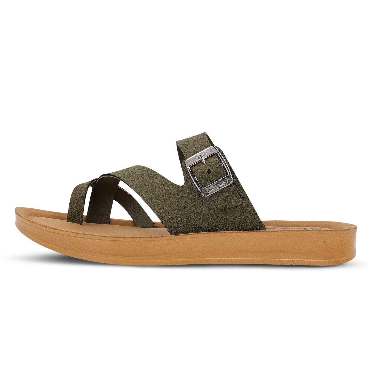 Women daily wear sandels olive Beige