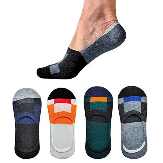 Loafer Socks For Men Combo, Made With Durable,(Pack of 4)